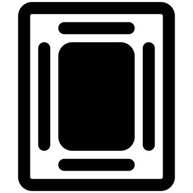 Duvar dekorasyonu için ahşap fotoğraf çerçevesi.