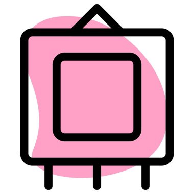 Dekoratif duvar monte edilmiş fotoğraf çerçevesi.