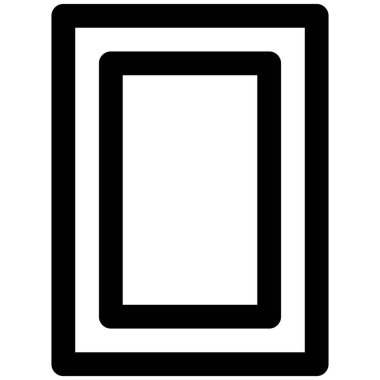 Anma fotoğrafı için duvara monte edilmiş çerçeve.