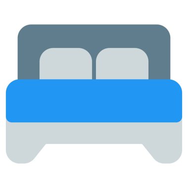 Rahatlamak için çift kişilik yataklı bir oda..