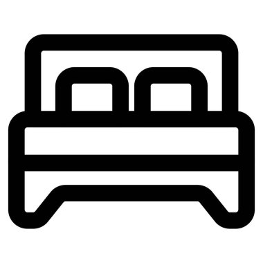 Rahatlamak için çift kişilik yataklı bir oda..