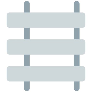 Kitapları saklamak için üç katlı bir raf.