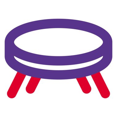 Kahve servis etmek için tasarlanmış ahşap alçak masa..