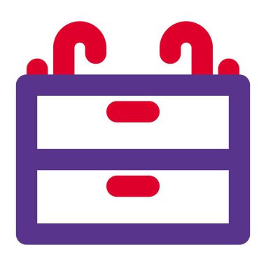 Birden fazla çekmecesi olan çift musluk lavabosu.