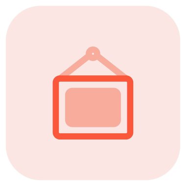 Ev dekorasyonu için duvara monte edilmiş fotoğraf çerçevesi.