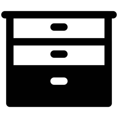 Birden fazla çekmeceli mutfak dolabı..