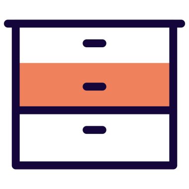 Birden fazla çekmeceli mutfak dolabı..