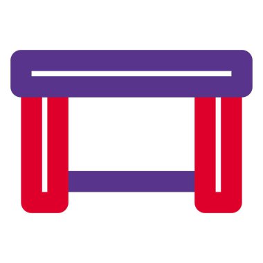 Mutfak için geniş ahşap masa.