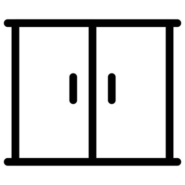 Bahçe deposu için duvara monte edilmiş dolap