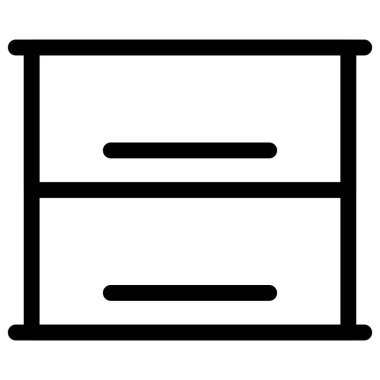 Geniş masalı çift çekmeceli mutfak dolabı..