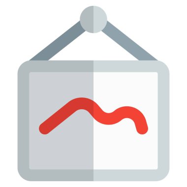 Manzara resmi koridor zemininde asılı.