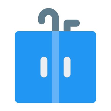 Geniş dolabı olan tezgah lavabosu