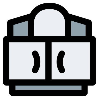 Aynalı ve büyük dolaplı gösteriş