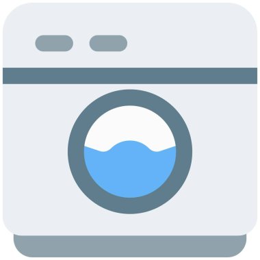 Çamaşırlar için elektronik otomatik çamaşır makinesi.