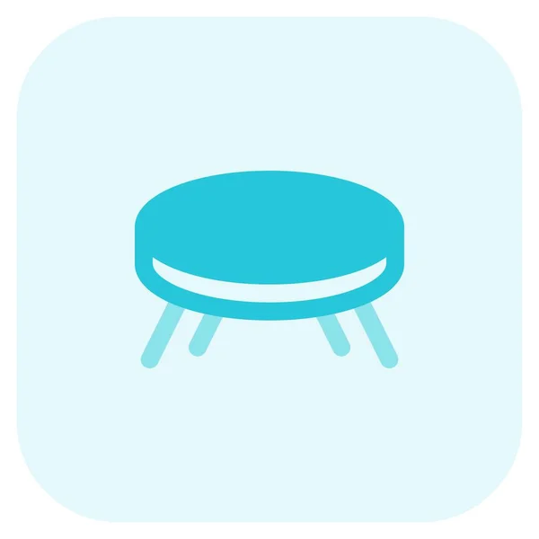 Table Basse Bois Conçue Pour Servir Café — Image vectorielle