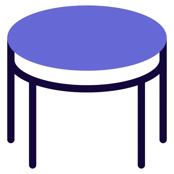 Soffbord Förvaras Vanligtvis Sittgrupp — Stock vektor