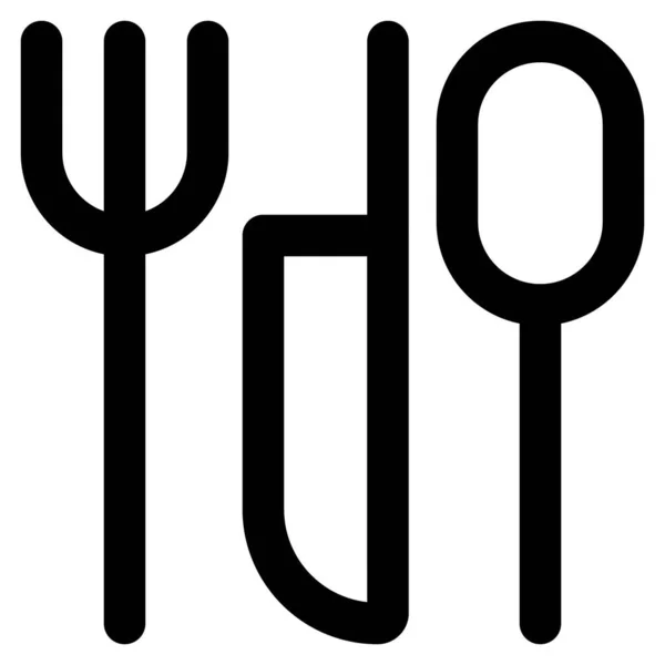 Set Vaisselle Utilisé Pour Manger Servir Des Repas — Image vectorielle