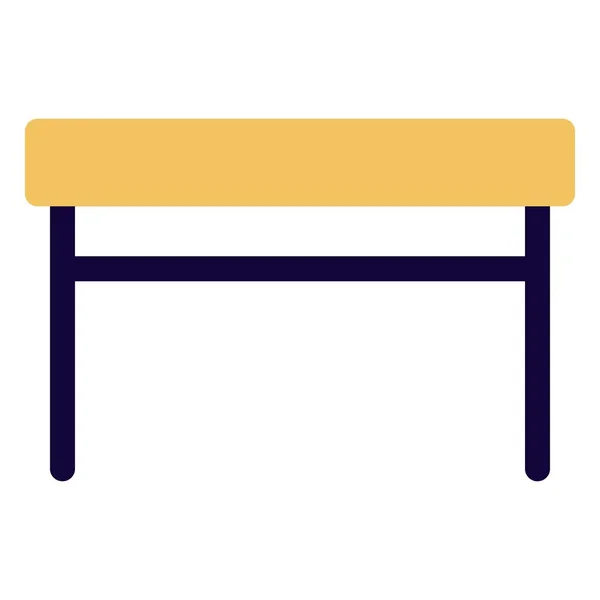 Velký Pultový Stůl Pro Kuchyňské Účely — Stockový vektor