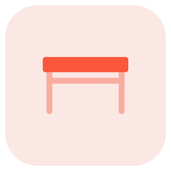 Velký Pultový Stůl Pro Kuchyňské Účely — Stockový vektor