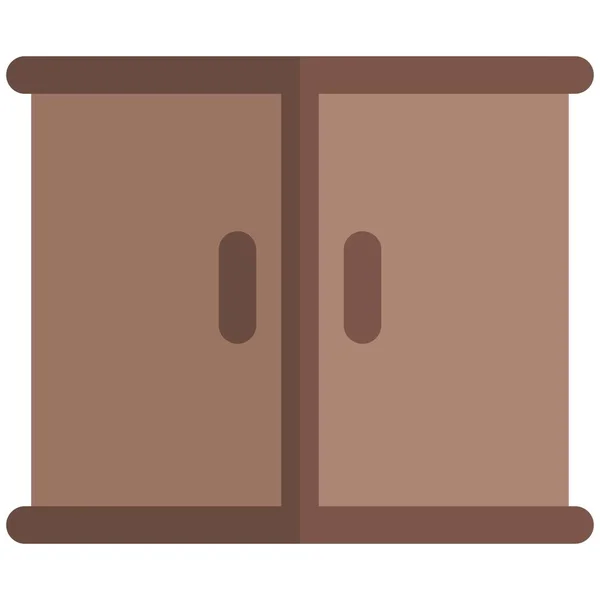 Wandkastje Voor Tuinberging — Stockvector