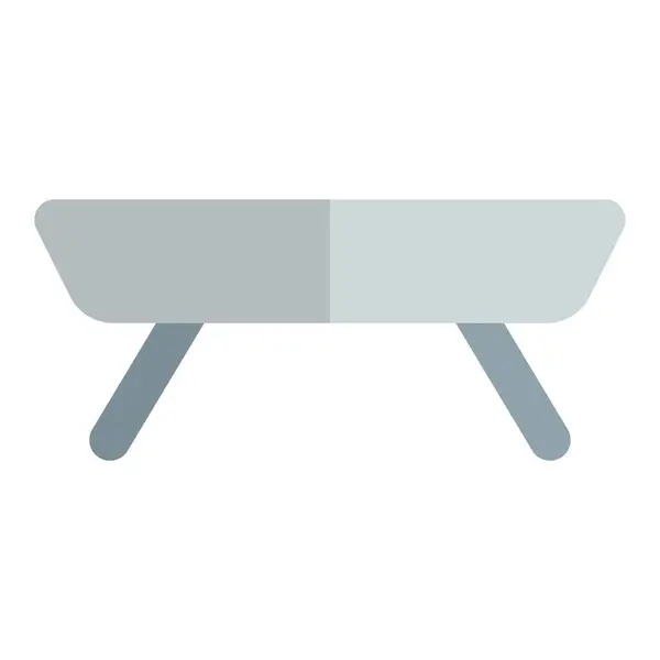 Modern Középső Asztal Megy Kanapé — Stock Vector