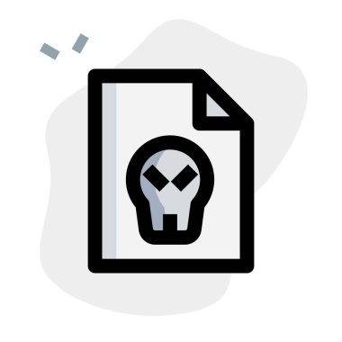 Kötü niyetli yazılım, sistem için zararlı bir virüs..