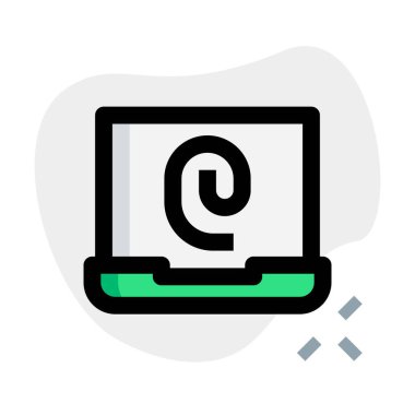 Dizüstü bilgisayara yerleştirilmiş parmak izi kilit sistemi.