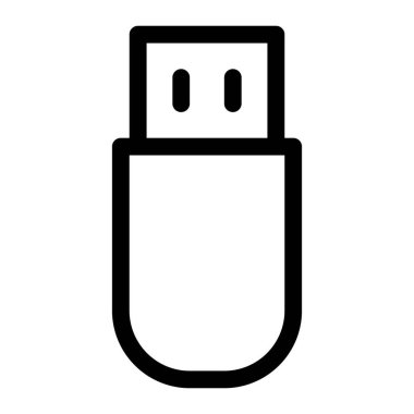 Veri depolama için çıkarılabilir flash disk.