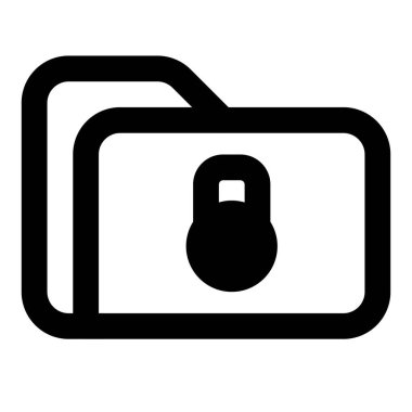 Güvenlik kilidi olan dijital dizin