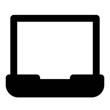 Genellikle çalışma alanında kullanılan kullanışlı bir dizüstü bilgisayar