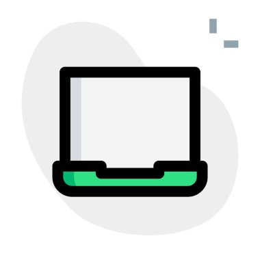 Genellikle çalışma alanında kullanılan kullanışlı bir dizüstü bilgisayar