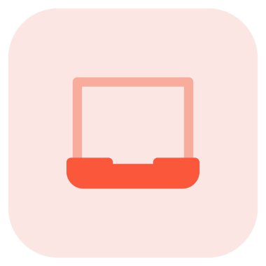 Genellikle çalışma alanında kullanılan kullanışlı bir dizüstü bilgisayar