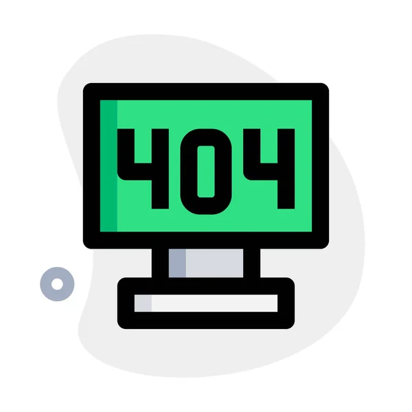 404 Symbole Indiquant Une Erreur — Image vectorielle