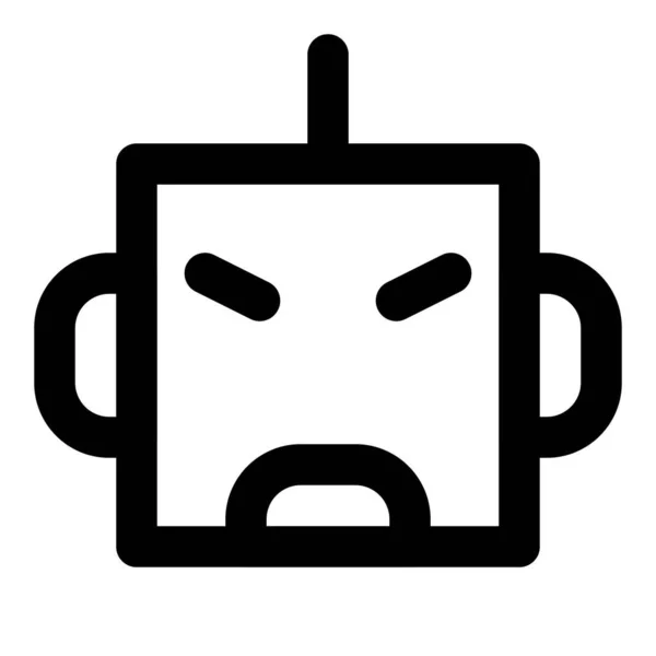 Bot Ein Intelligenter Virtueller Assistent Für Den Kundendienst — Stockvektor