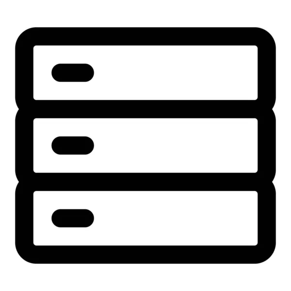 Datenbank Eine Organisierte Sammlung Wesentlicher Informationen — Stockvektor