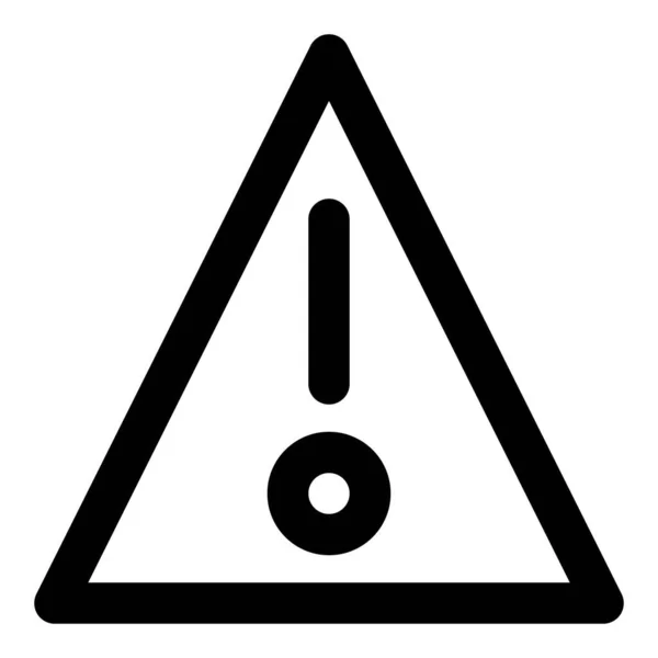 Ausrufezeichen Für Die Warnung — Stockvektor