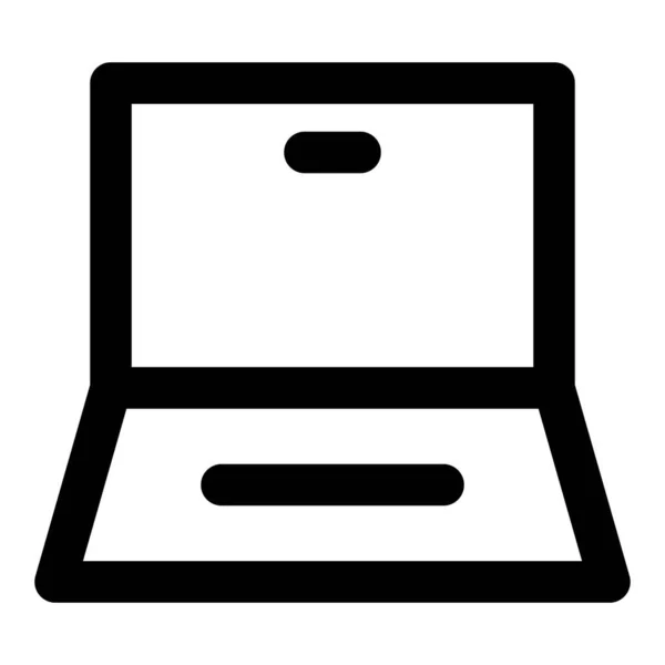 Tragbarer Laptop Einfach Überall Hin Tragen — Stockvektor