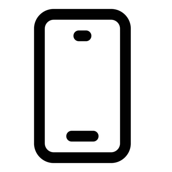 Teléfono Móvil Gadget Electrónico Con Usos Versátiles — Archivo Imágenes Vectoriales