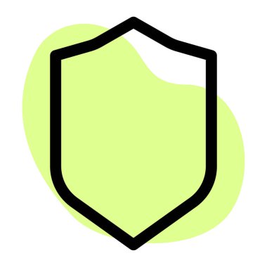 Koruma için bir kalkan sembolü..