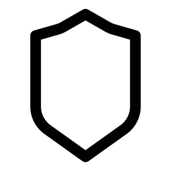 Symbol För Sköld För Skydd — Stock vektor