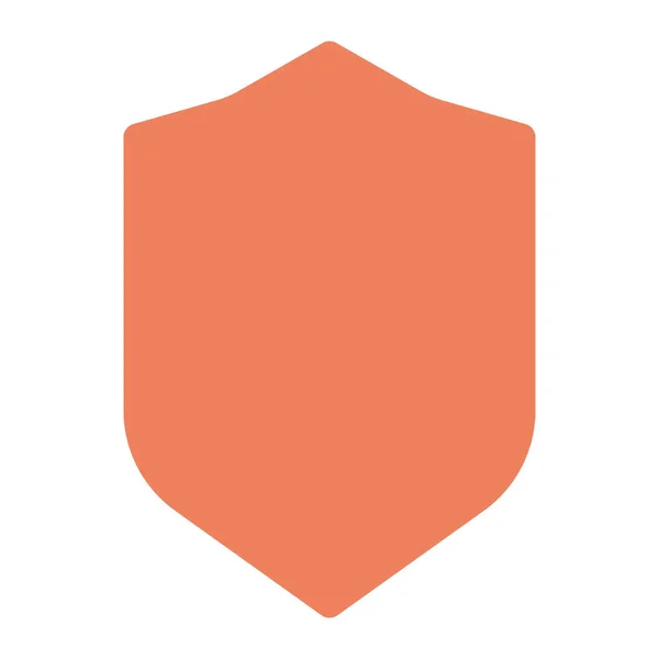 Een Symbool Van Schild Voor Bescherming — Stockvector