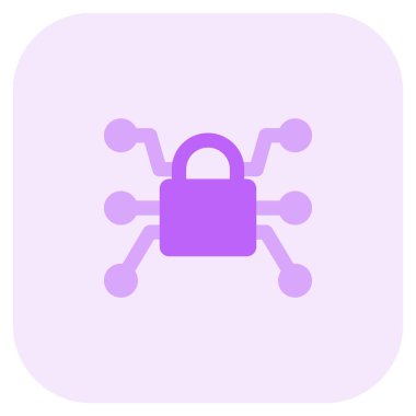 Sistem güvenliğini arttırmak için elektronik kilit.