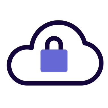 Kilit sistemi olan bulut deposu.