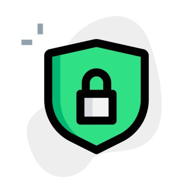 Kilit kalkanı, korunma sembolü..