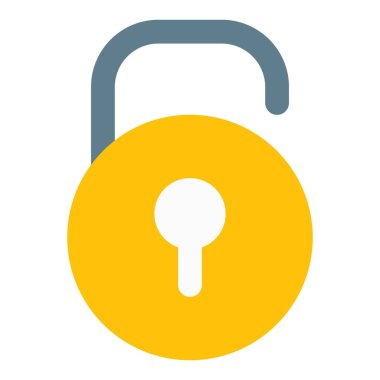 Kilitli siber güvenlik sistemi dijital olarak açıldı.