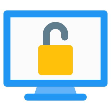 Kilitli bilgisayar, erişimi kolay.