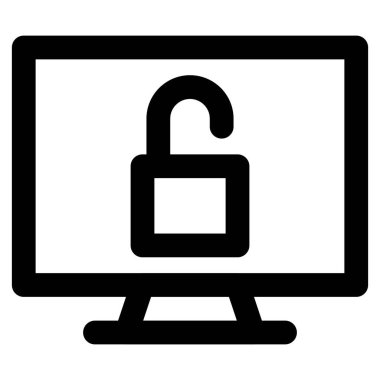 Kilitli bilgisayar, erişimi kolay.