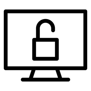 Kilitli bilgisayar, erişimi kolay.