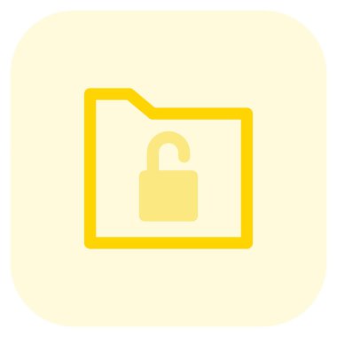 Kilitli olmayan dizin, tüm kullanıcılar için erişilebilir.