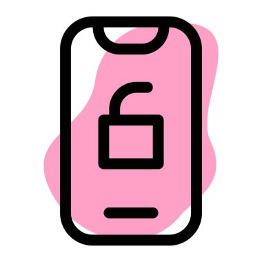 Güvenli şifre kullanarak akıllı telefonun kilidini aç. Yüksek kalite fotoğraf